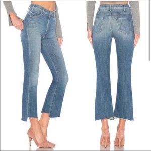 Mother Jean The Hustler Two Step Ankle Fray High Rise Jumping Off Swings Size 29